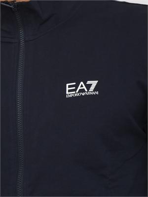 EA7 EMPORIO ARMANI Tuta sportiva blu EA7 Core Identity in cotone in UOMO