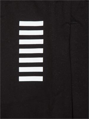 Pantaloni tuta cargo EA7 Emporio Armani in cotone nero in UOMO