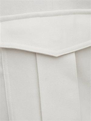 Pantalone cargo Peserico uomo in lana color gesso in UOMO