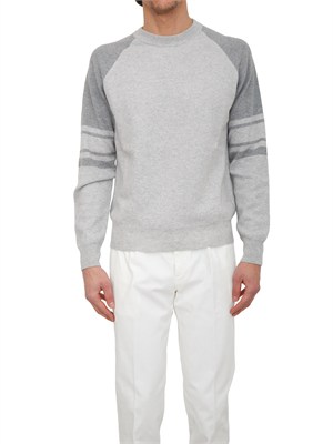 Maglia girocollo Peserico uomo in lana merino e cashmere in UOMO