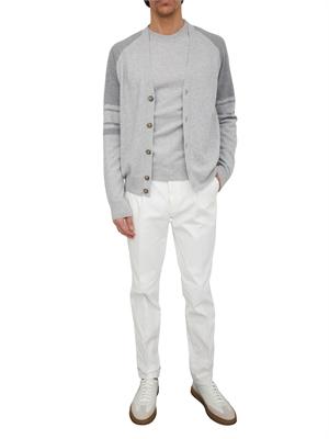 Maglia girocollo Peserico uomo in lana merino e cashmere in UOMO