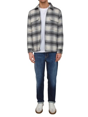 T-shirt bianca Peserico uomo in jersey di cotone in UOMO