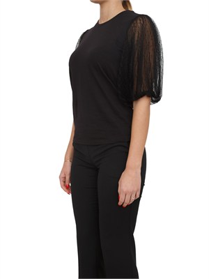 T-SHIRT TWIN-SET NERO in DONNA