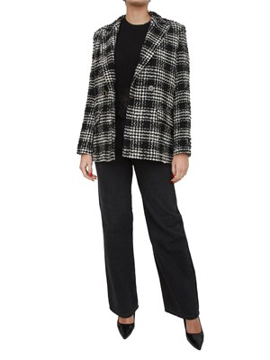 TWIN-SET Maglia Twinset in misto angora nera in DONNA