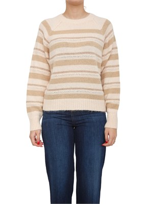 TWIN-SET Maglia Twinset in misto alpaca rosa con lurex in DONNA