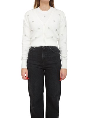 CARDIGAN TWIN-SET BIANCO in DONNA