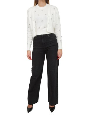 CARDIGAN TWIN-SET BIANCO in DONNA