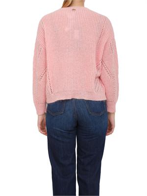 TWIN-SET Maglia Twinset in misto mohair rosa in DONNA