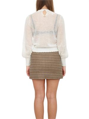 TWIN-SET Maglia Twinset in misto mohair bianco panna in DONNA