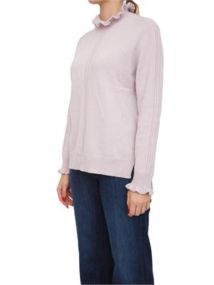 TWIN-SET Maglia Twinset in misto lana lilla in DONNA
