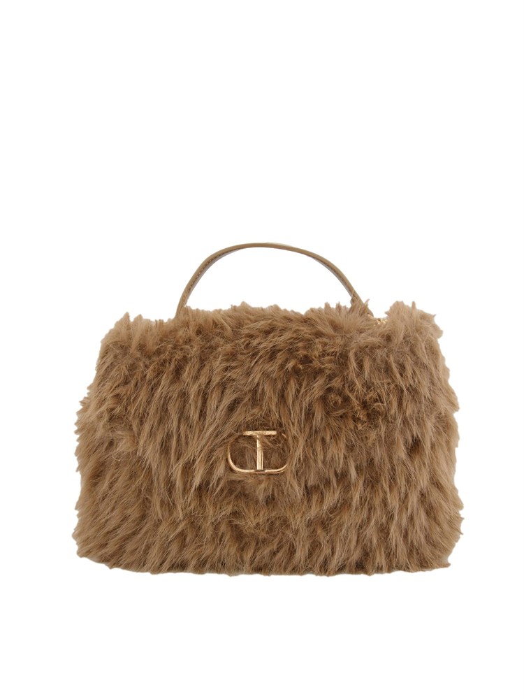TWIN-SET Borsa a tracolla Twinset  'Dreamy' in faux fur