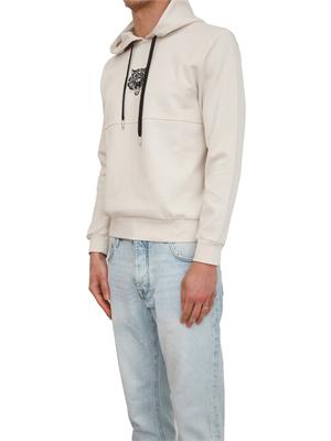 Felpa cappuccio Antony Morato in cotone interlock beige in UOMO