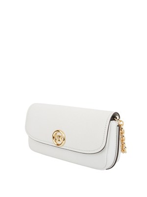 MICHAEL MICHAEL KORS Borsa a tracolla Michael Kors Nolita piccola in pelle martellata bianco in DONNA