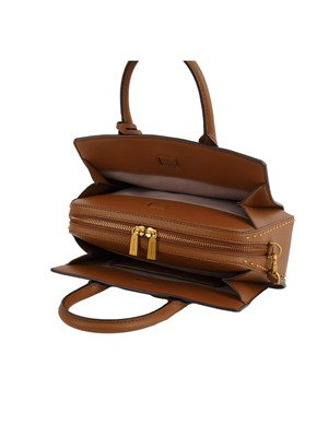 MICHAEL MICHAEL KORS Borsa a mano Michael Kors Laila piccola in pelle con borchie cuoio in DONNA