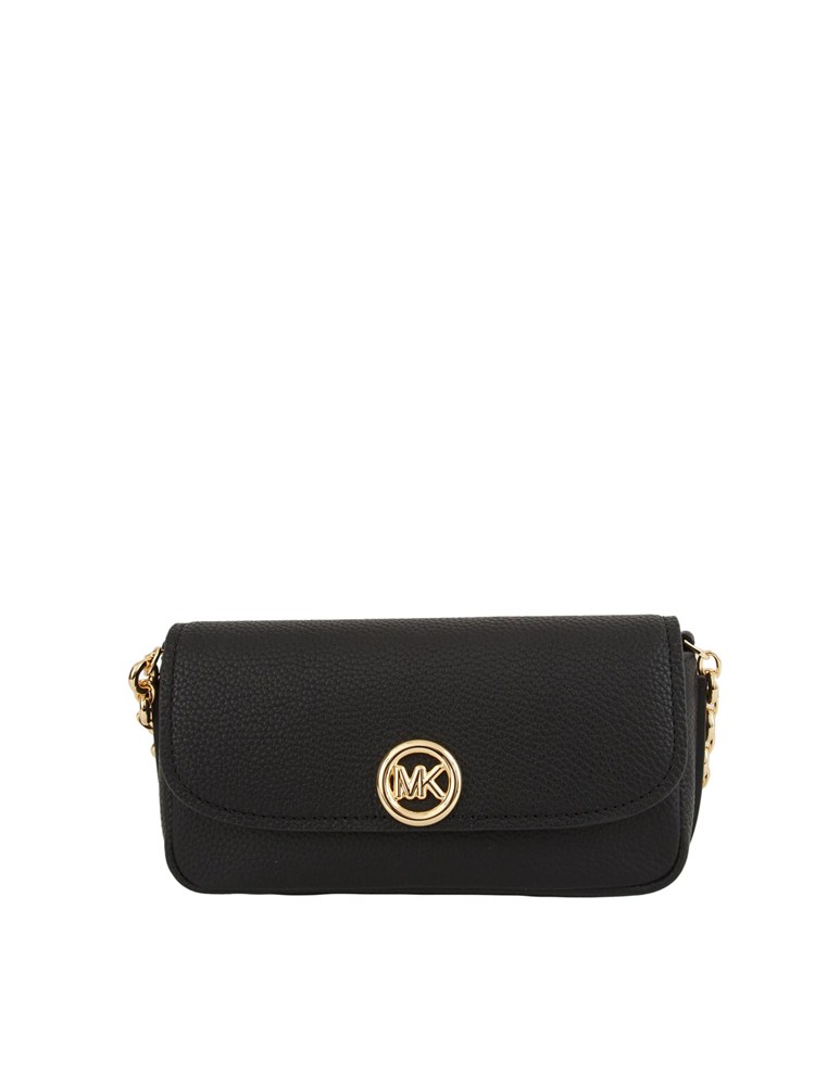 MICHAEL MICHAEL KORS Borsa a tracolla Michael Kors Nolita piccola in pelle martellata nero