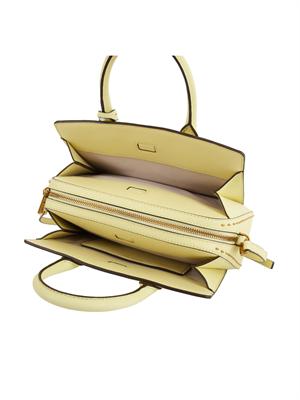 MICHAEL MICHAEL KORS Borsa a mano Michael Kors Laila piccola in pelle con borchie lime in DONNA