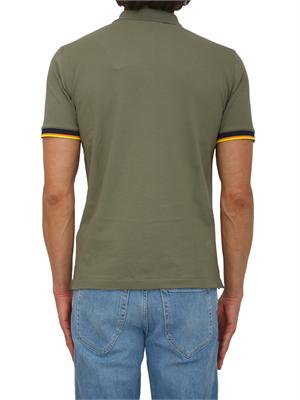 Polo uomo Vincent K-WAY in piquÉ di cotone verde in UOMO