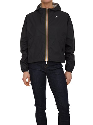 Giubbino reversibile Laurette K-WAY donna in tessuto nero in DONNA