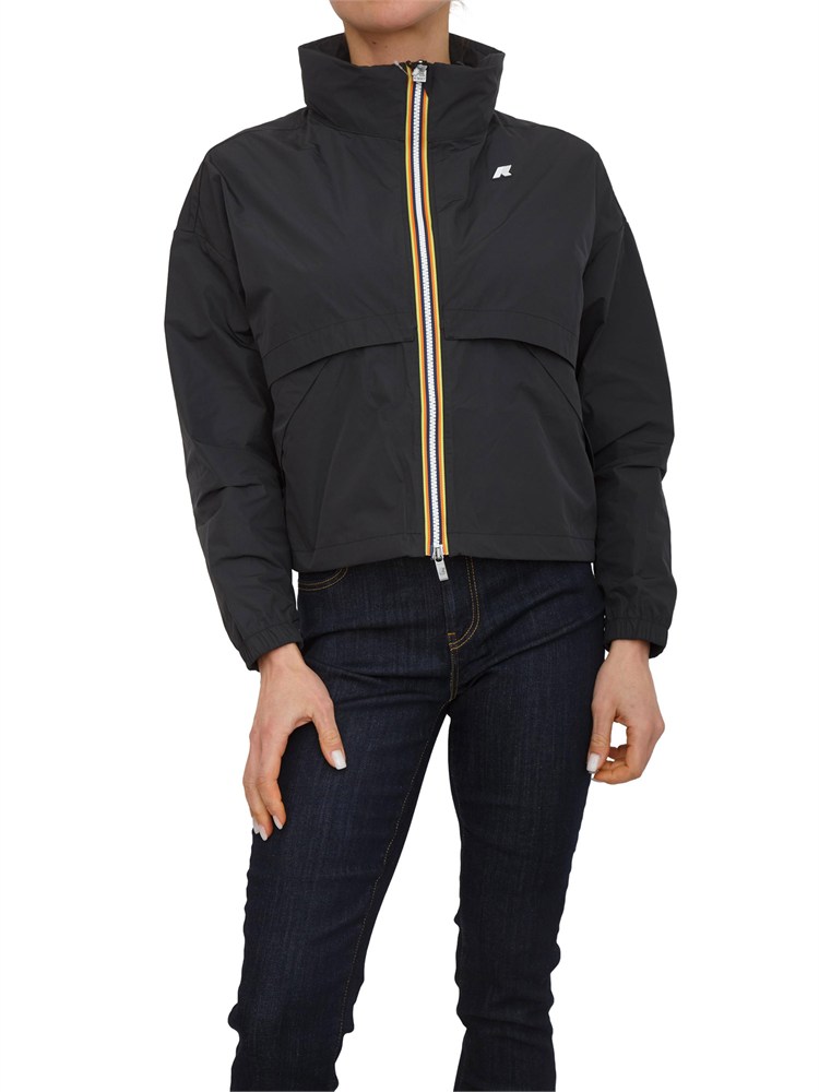 Giubbino Aubette K-WAY donna in tessuto nero