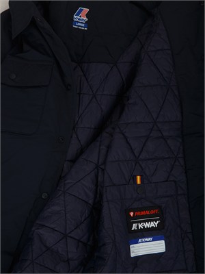 Giubbino uomo Umbert K-WAY in Primaloft e tessuto tecnico beige ghiaccio in UOMO