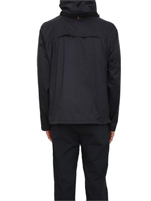 Giubbino unisex Charmain K-WAY in tessuto tecnico nero in UOMO