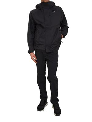 Giubbino unisex Roche K-WAY in tessuto tecnico nero in UOMO