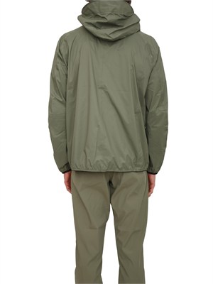 Giubbino unisex Roche K-WAY in tessuto tecnico verde in UOMO