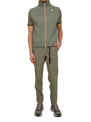 Gilet uomo Valen K-WAY in Primaloft e tessuto tecnico verde in UOMO
