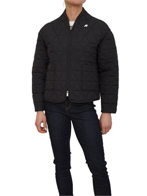 Giubbino Selime K-WAY donna in nylon idrorepellente e antivento nero in DONNA
