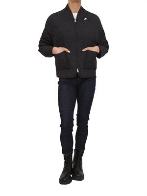 Giubbino Selime K-WAY donna in nylon idrorepellente e antivento nero in DONNA