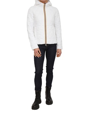 Giubbino Madlaine K-WAY donna in tessuto bianco in DONNA