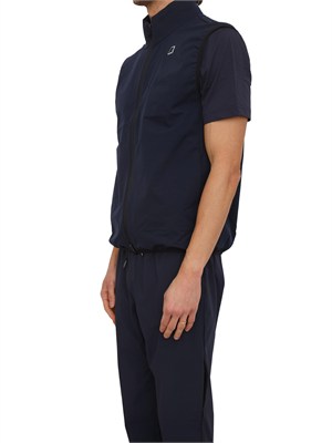 Gilet unisex Flaner K-WAY in felpa tecnica blu in UOMO