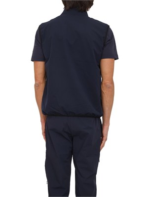 Gilet unisex Flaner K-WAY in felpa tecnica blu in UOMO