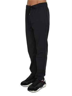 Pantaloni unisex Merager K-WAY in tessuto tecnico nero in UOMO