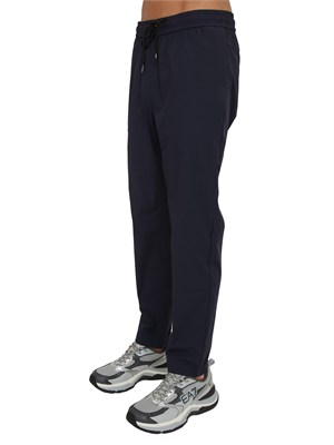 Pantaloni unisex Merager K-WAY in tessuto tecnico blu in UOMO