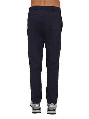 Pantaloni unisex Merager K-WAY in tessuto tecnico blu in UOMO