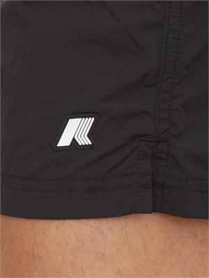 Costume da bagno boxer Hazel K-WAY in tessuto nero in UOMO