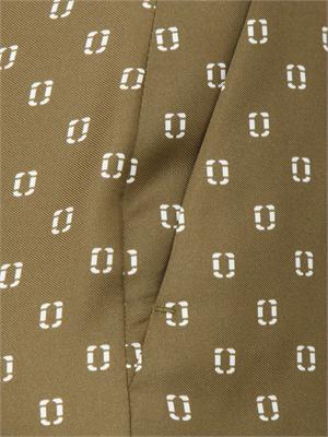 Pantalone Ottelia Max Mara Studio in twill di seta verde stampata in DONNA