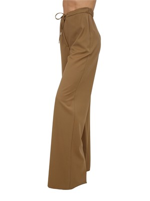 Pantalone fluido Corone Max Mara Studio in pura lana cammello in DONNA