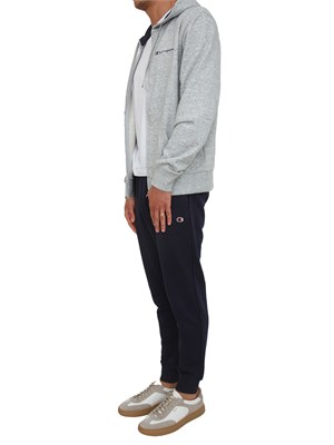 Tuta completa Champion in misto cotone grigia e blu in UOMO
