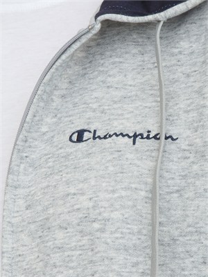Tuta completa Champion in misto cotone grigia e blu in UOMO