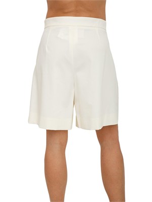 Shorts Ibldolmen iBlues in piquÉ di cotone bianco avorio in DONNA