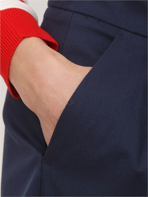 Shorts Ibldolmen iBlues in piquÉ di cotone blu in DONNA