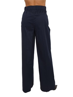 Pantaloni Iblurlo iBlues in cotone stretch blu in DONNA