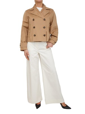 Giacca trench Iblmaroso di iBLUES in cotone stretch cammello in DONNA