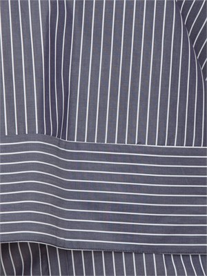 Top Iblciurma di iBlues in popeline di cotone blu in DONNA