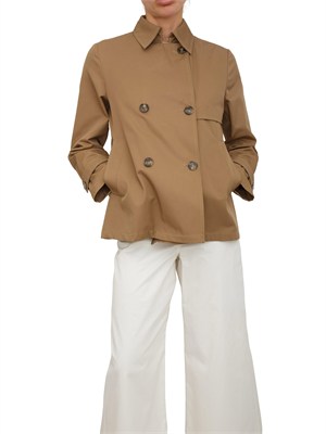 Tremcj impermeabile Emmpelot di Emme Marella in gabardina cammello in DONNA