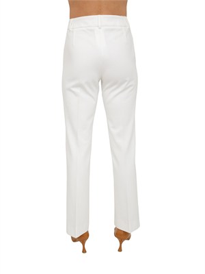 Pantaloni Flare Emme Marella in jersey bianco in DONNA