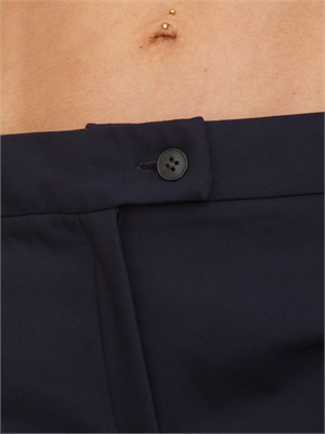 Pantaloni donna Emmsalute di Emme Marella in misto cotone blu in DONNA