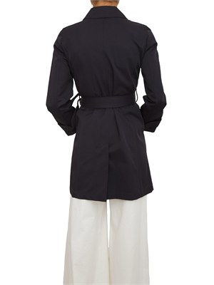 Trench Emmopera di Emme Marella in gabardina antigoccia blu in DONNA